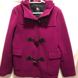 Burberry Hooded Peacoat
